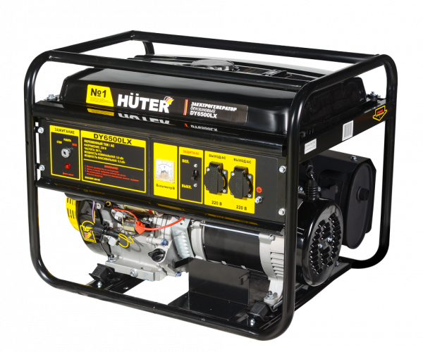 Портативный бензогенератор HUTER DY6500LX