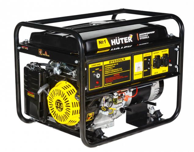 Портативный бензогенератор HUTER DY6500LX
