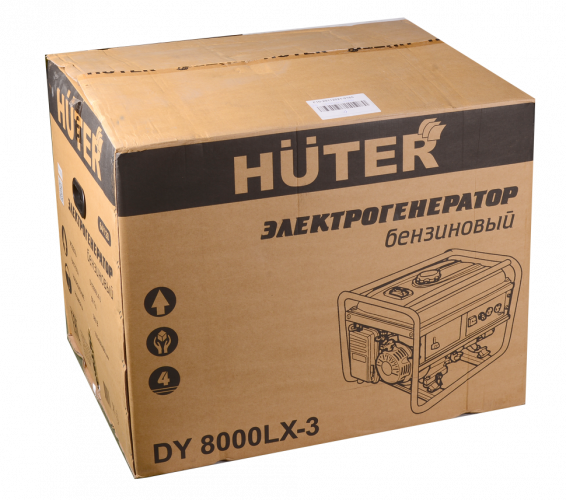 Портативный бензогенератор HUTER DY8000LX-3