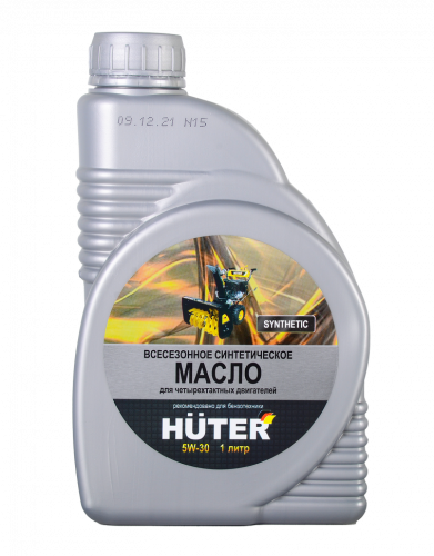 Масло моторное 5W-30 синтетическое для четырёхтактных двигателей Huter
