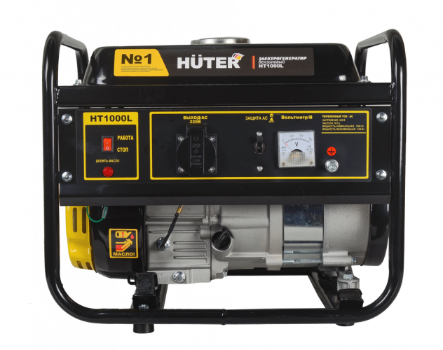 Портативный бензогенератор HUTER HT1000L