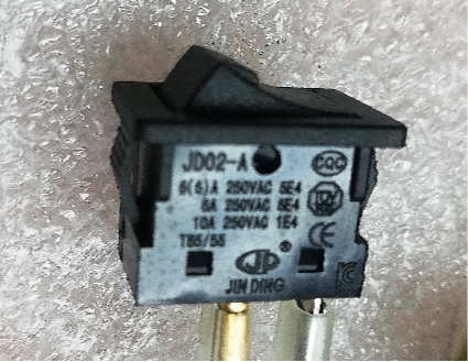 Кнопка блокировки 6A 250V JD02-A