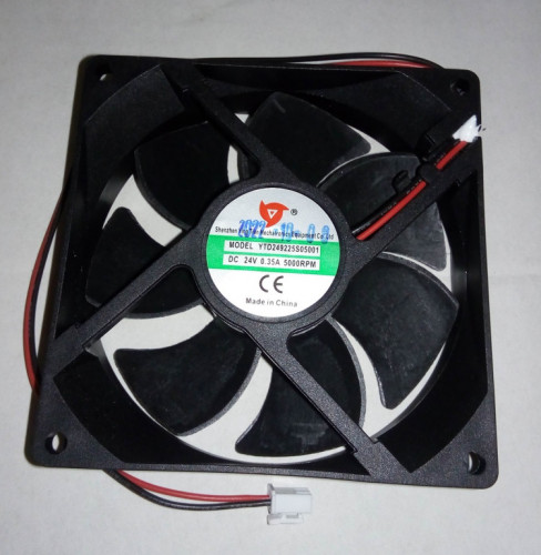 Вентилятор 24V 0.35A 92х92x25 5000RPM САИПА-165 (13) с GPV278 (30712225), САИПА-220 с LSD049