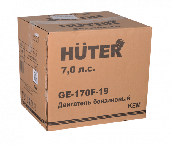 Двигатель бензиновый HUTER GE-170F-19