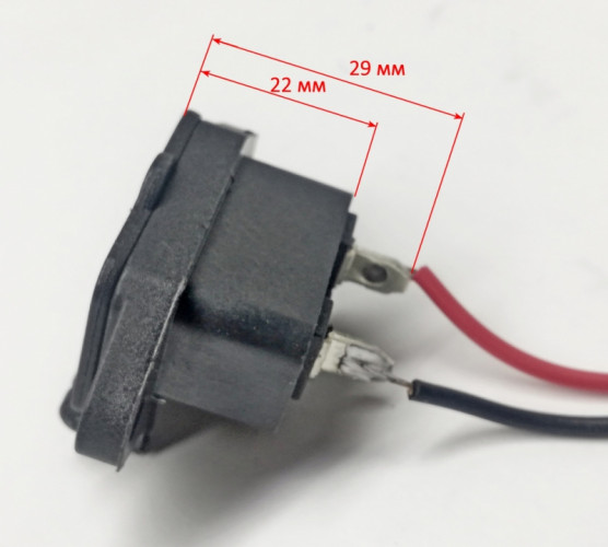 Разъем зарядного устройства для ОА-12СК(14) Ресанта, SP-12AC(14) KFT